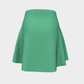 Solid Flare Skirt - Light Green - SummerTies