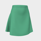Solid Flare Skirt - Light Green - SummerTies