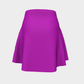 Solid Flare Skirt - Purple - SummerTies