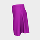 Solid Flare Skirt - Purple - SummerTies