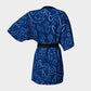 Anchor Dream Kimono Robe - Blue on Navy - SummerTies