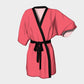 Solid Kimono Robe - Coral - SummerTies