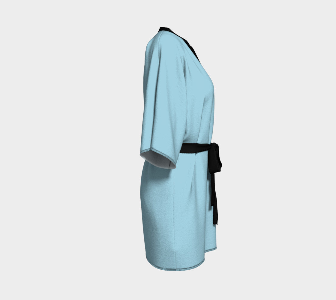 Solid Kimono Robe - Light Blue - SummerTies