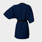 Solid Kimono Robe - Navy - SummerTies