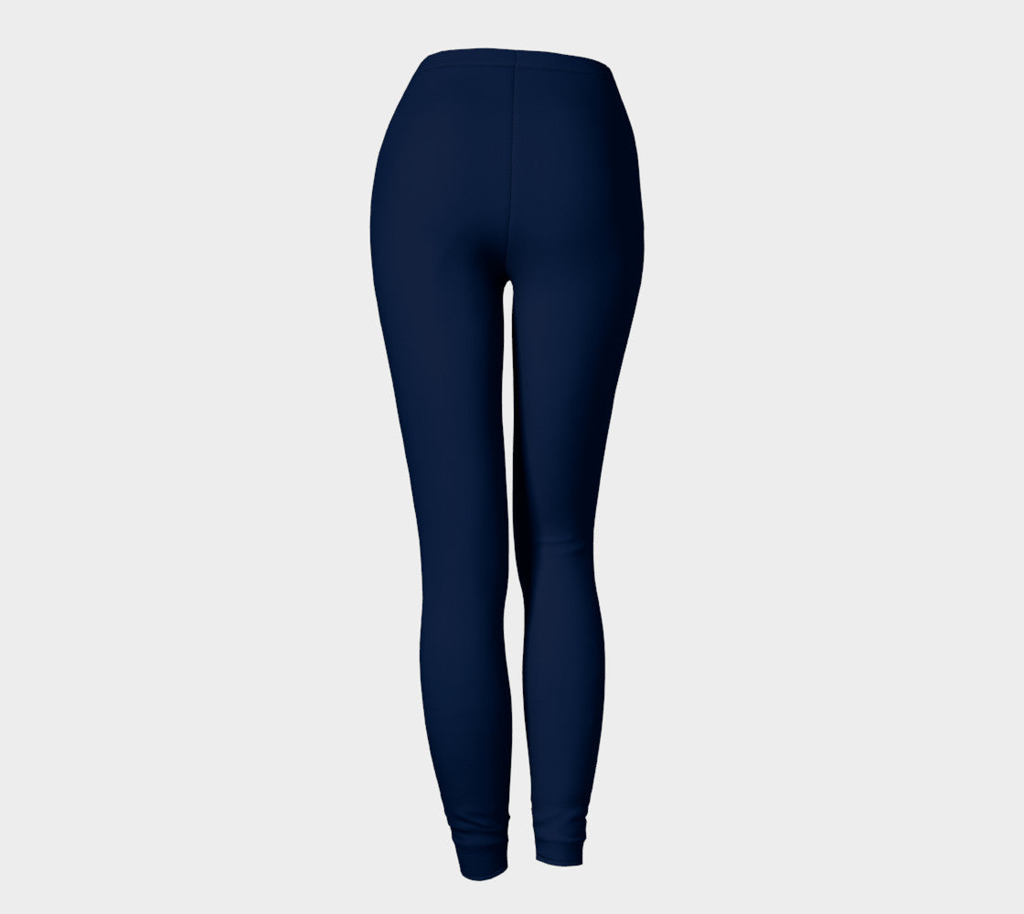 Solid Adult Leggings - Navy - SummerTies