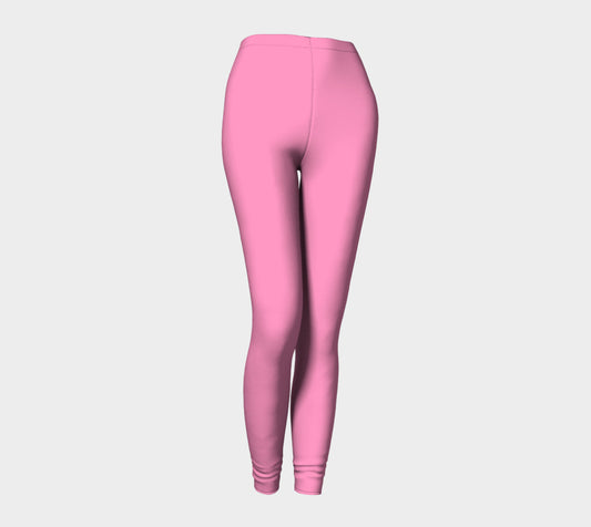 Solid Adult Leggings - Light Pink - SummerTies
