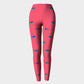 Shark Adult Leggings - Blue on Coral - SummerTies