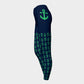 Anchor Legs and Hip Adult Leggings - Green on Navy - SummerTies