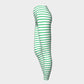 Striped Adult Leggings - Green on White - SummerTies