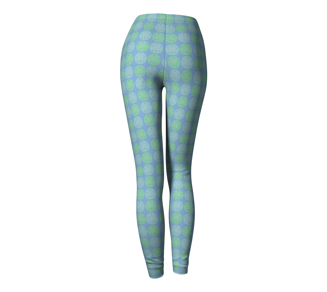 Sand Dollar Adult Leggings - SummerTies