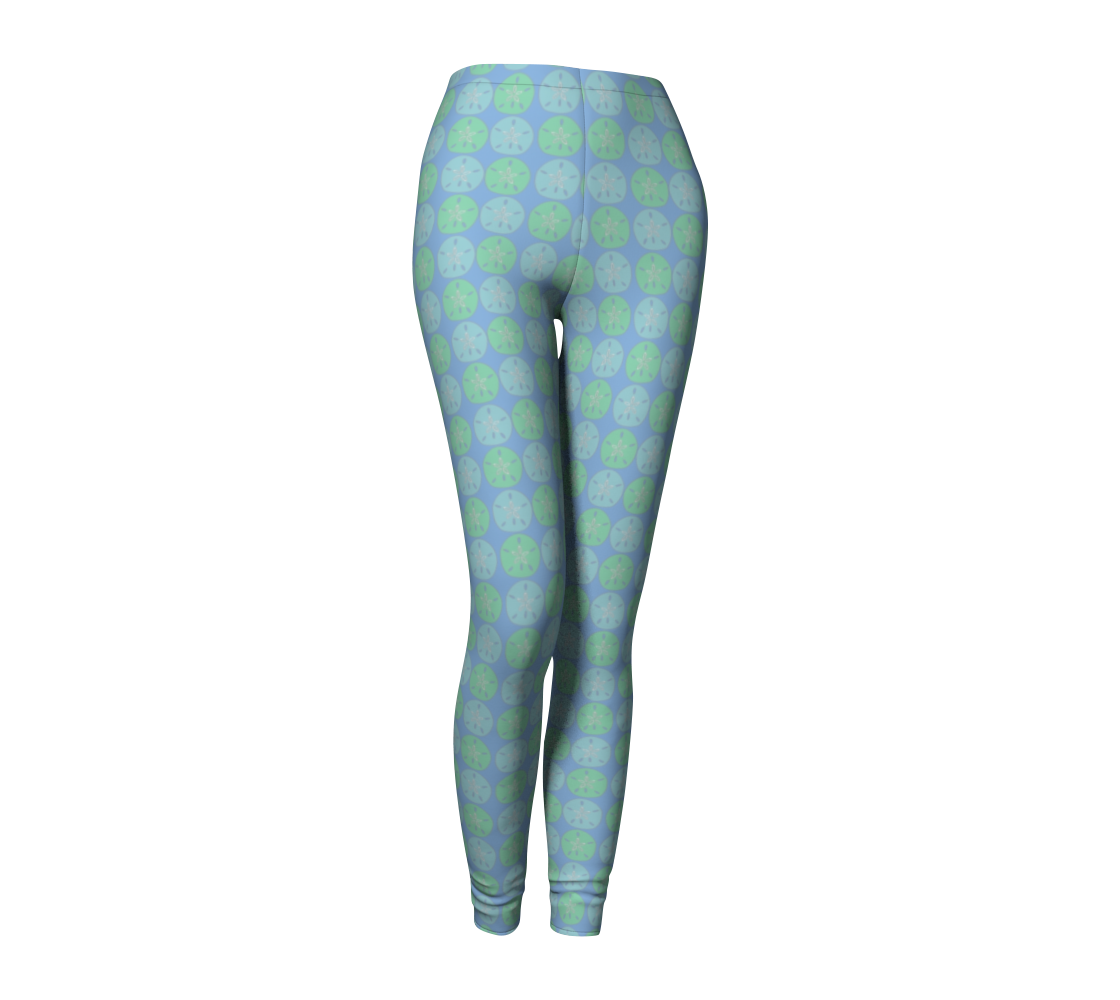 Sand Dollar Adult Leggings - SummerTies