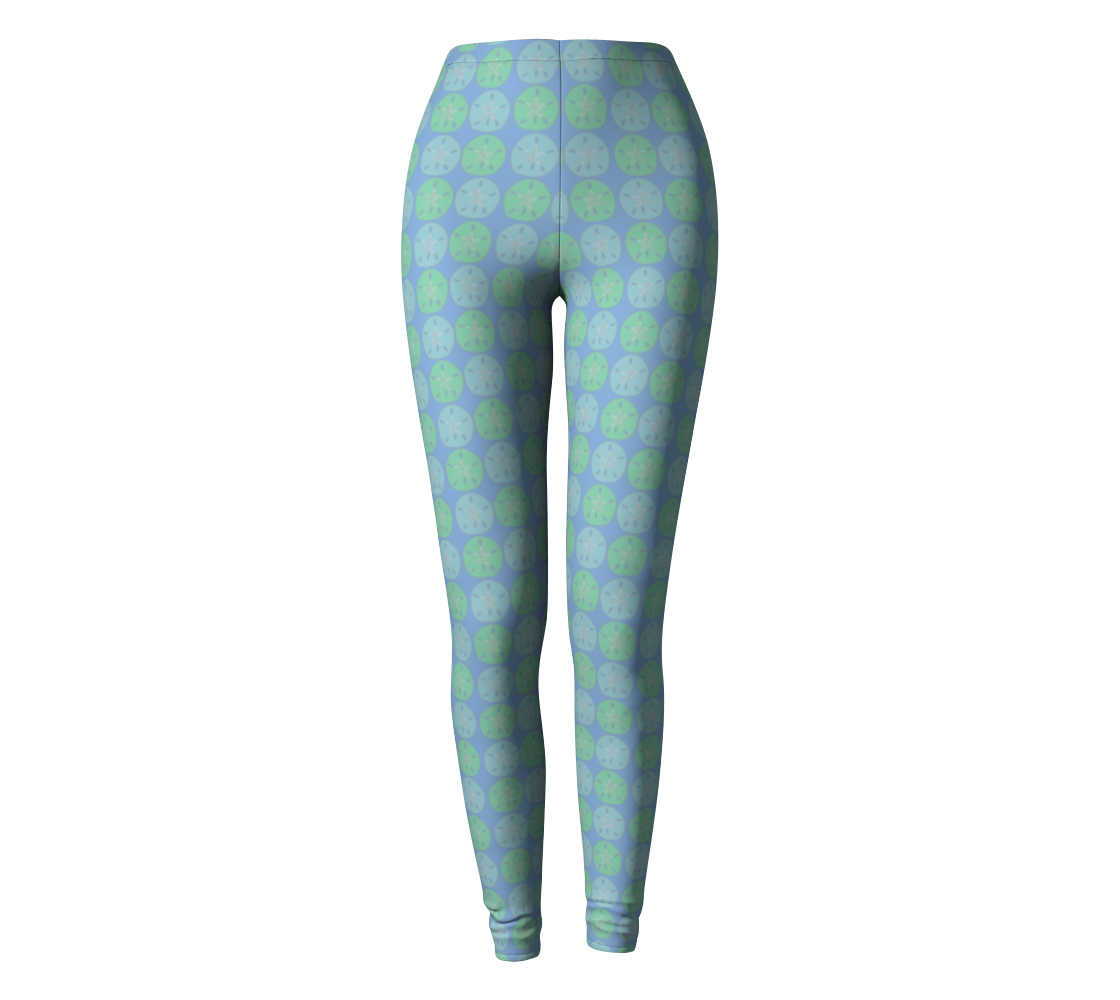 Sand Dollar Adult Leggings - SummerTies