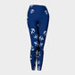 Anchor Pinwheel Adult Leggings - Navy - SummerTies