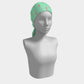 Trout Long Scarf - Spread Coral on Light Green - SummerTies