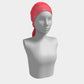 Seahorse Long Scarf - Light Blue on Coral - SummerTies