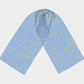 Anchor Dream Long Scarf - Yellow on Light Blue - SummerTies