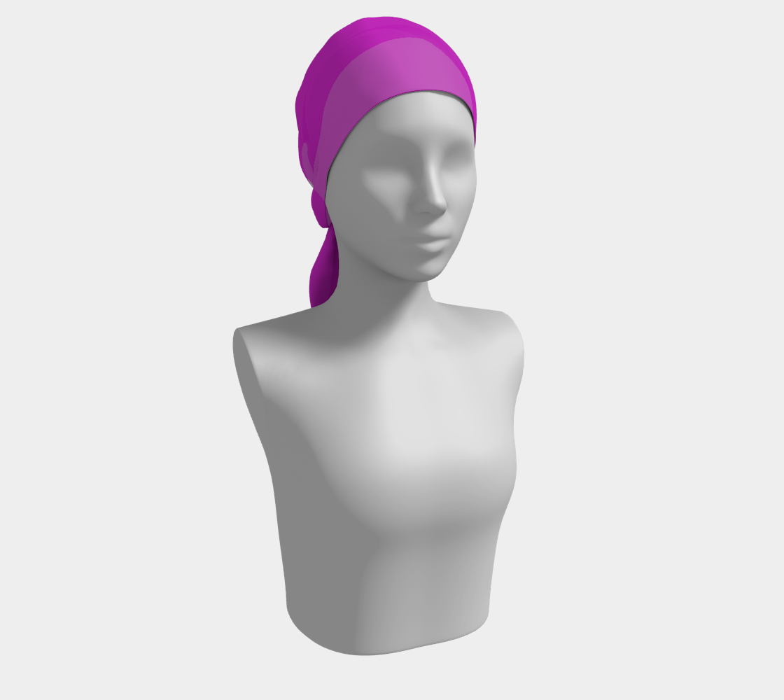 Solid Long Scarf - Purple - SummerTies