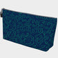 Anchor Dream Makeup Bag - Green on Navy - SummerTies