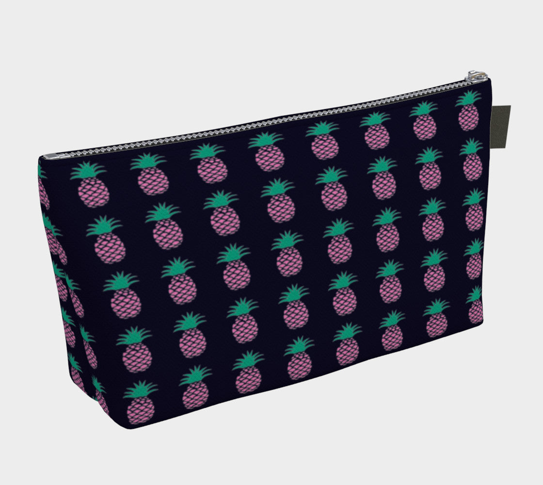 Pineapple Makeup Bag - Navy - SummerTies