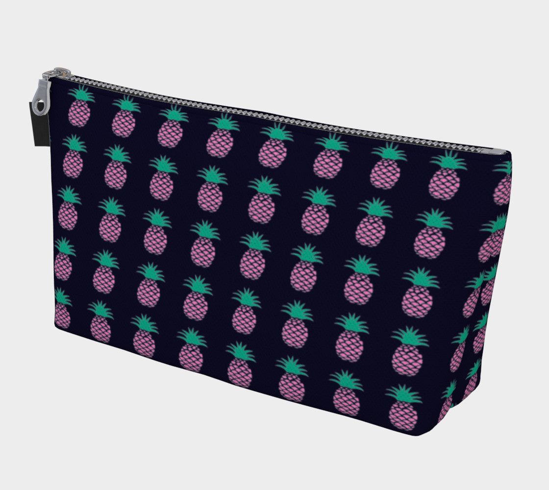 Pineapple Makeup Bag - Navy - SummerTies