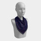 Anchor Dream Square Scarf - Pink on Navy - SummerTies