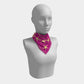 Starfish Square Scarf - Yellow on Pink - SummerTies