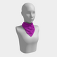 Solid Square Scarf - Purple - SummerTies