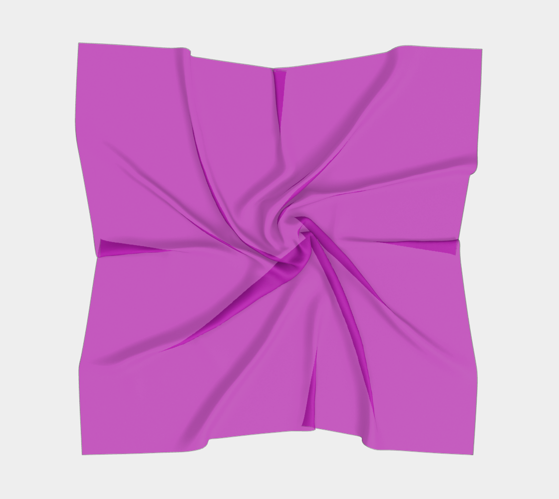 Solid Square Scarf - Purple - SummerTies