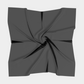 Solid Square Scarf - Black - SummerTies