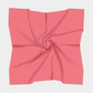 Solid Square Scarf - Coral - SummerTies