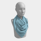 Solid Square Scarf - Light Blue - SummerTies
