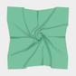 Solid Square Scarf - Light Green - SummerTies