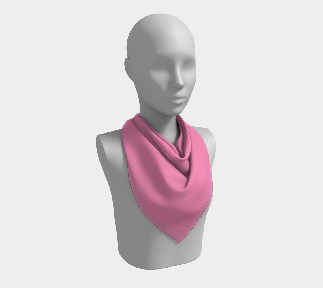Solid Square Scarf - Light Pink - SummerTies
