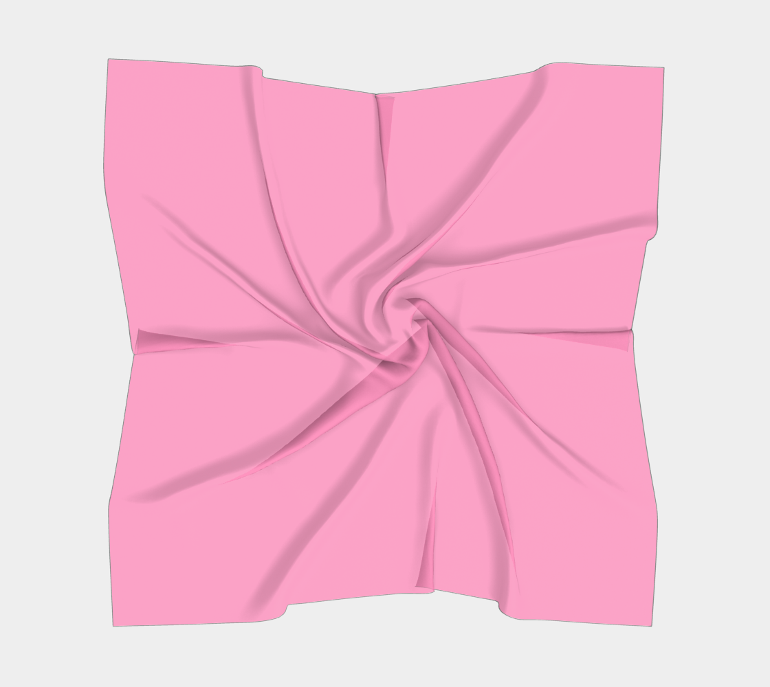 Solid Square Scarf - Light Pink - SummerTies