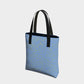 Anchor Dream Tote Bag - Yellow on Light Blue - SummerTies