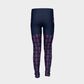 Anchor Legs and Hip Youth Leggings - Pink on Navy - SummerTies