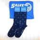 Salve Regina University Socks - SR Logo - Men's Mid Calf - SummerTies