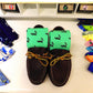 Skunk Socks - Black on Green - Men's Mid Calf - SummerTies