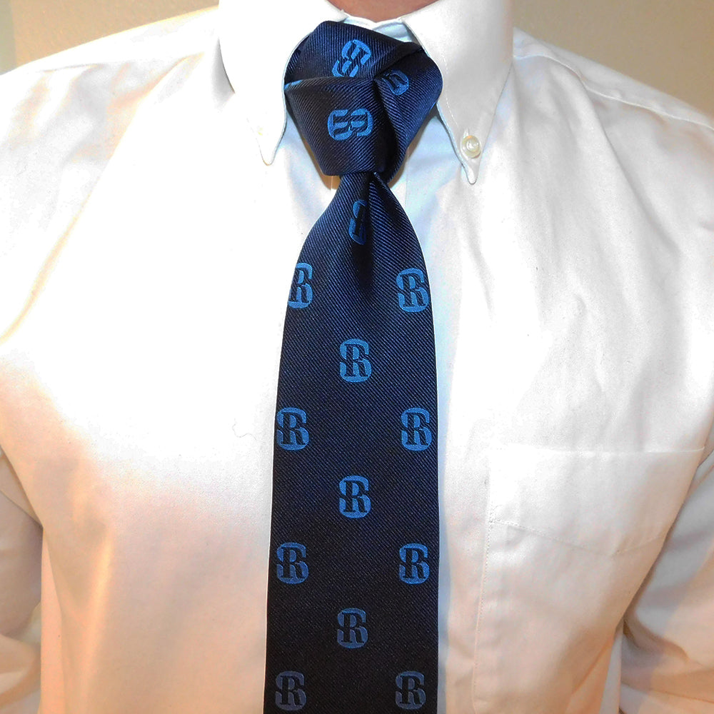 Salve Regina University Necktie - SR Navy, Woven Silk - SummerTies
