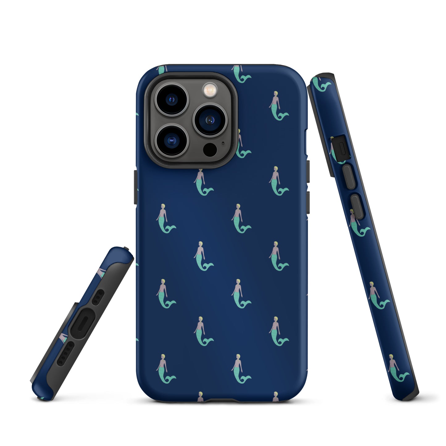 Mermaid iPhone Case - Navy
