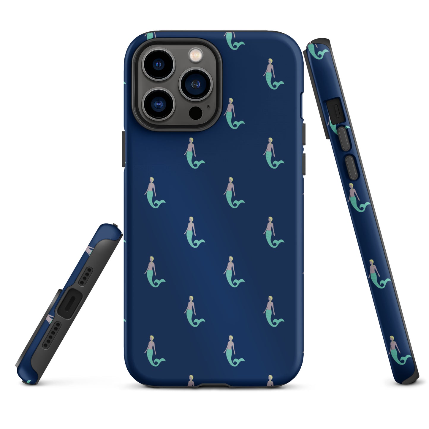 Mermaid iPhone Case - Navy